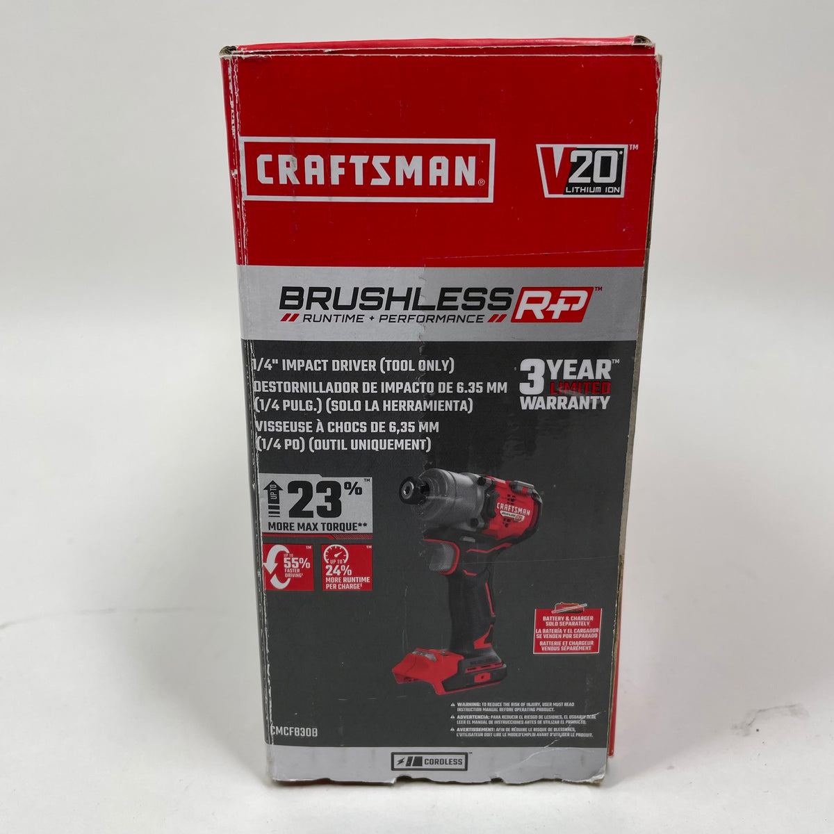 New Craftsman CMCF830B 20V 1/4" Impact Driver