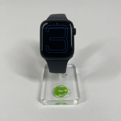 Unlocked Apple Watch SE 3 44MM Midnight Aluminum Blue Sports Band MEPJ4LW/A