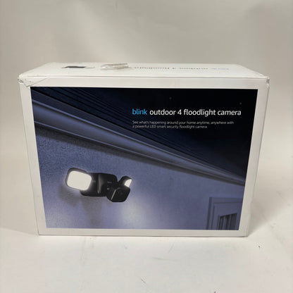 Blink Outdoor 4 Floodlight Camera Battery Powered Smart Security Surveillance Sy