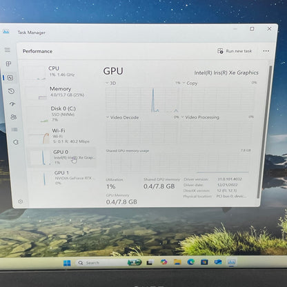 HP Omen 16-K0033DX 16" i9-12900H 2.5GHz 16GB RAM 1TB SSD GeForce RTX 3060