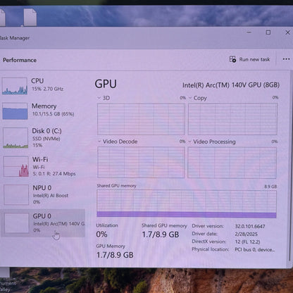 Samsung Galaxy Book5 Pro NP940XHA Core Ultra 7 256V 16GB RAM 512GB