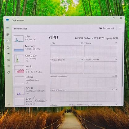MSI Stealth 16 AI Studio Core Ultra 9 185H 3.8GHz 32GB RAM 1TB GeForce RTX 4070