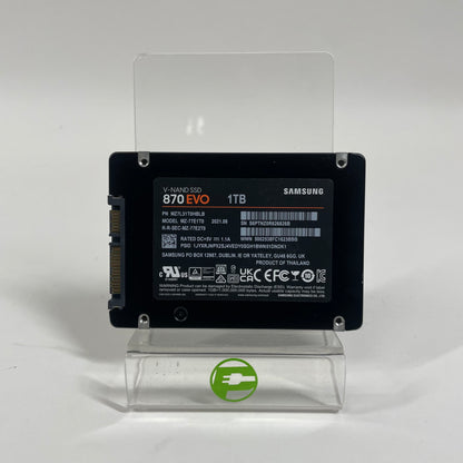 Samsung 2.5" 870 EVO 1TB SATA 6 Gbps(also known as SATA III) SSD MZ-77E1T0
