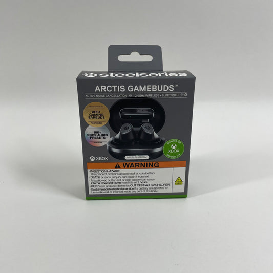 New Steelseries Gamebuds Noise Cancelling Wireless Earbuds  Black 61707