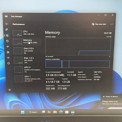 Dell G7 7588 15.6" i7-8750H 2.2GHz 16GB RAM  GeForce GTX 1060 Max-Q