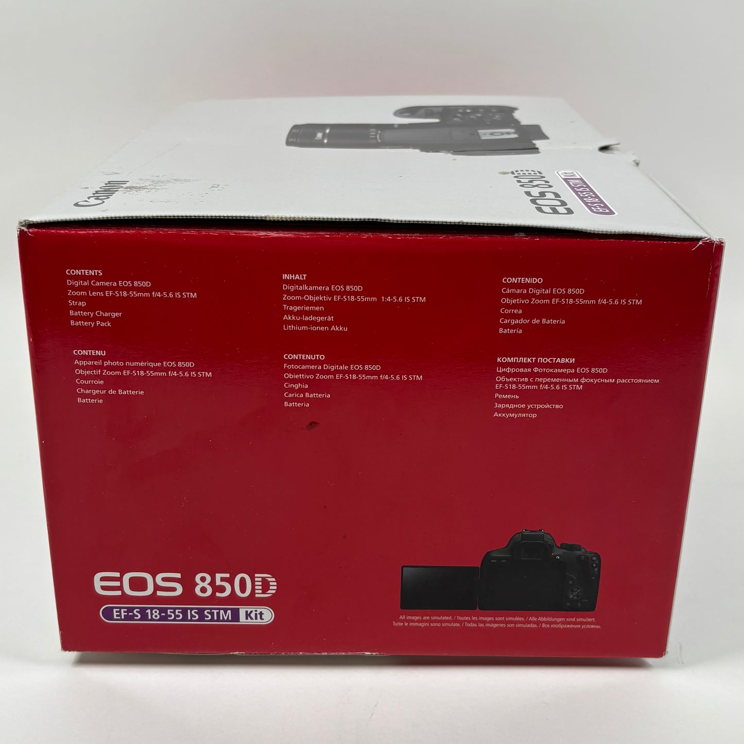 Canon EOS 850D 24.1MP Digital SLR DSLR Camera