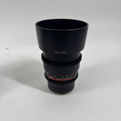 Rokinon 85mm f/1.5 For MFT Mount Fixed/Prime Lens