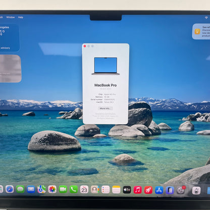 2023 Apple MacBook Pro 16" M2 Pro 19C GPU 3.5GHz 16GB RAM 512GB SSD A2780
