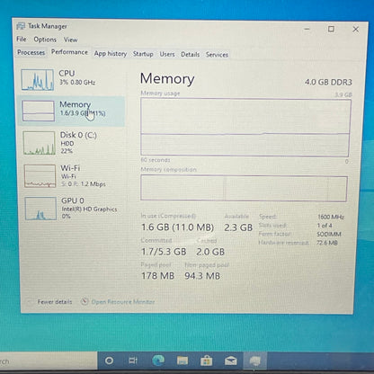 Acer Aspire E 15 ES-531-C01E 15.6" Celeron 2957U 1.4GHz 4GB RAM 500GB HDD