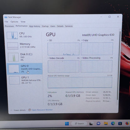 Acer Nitro N18C3 AN515‑54 15.6" i3-9300H 2.4GHz 8GB RAM 256GB SSD