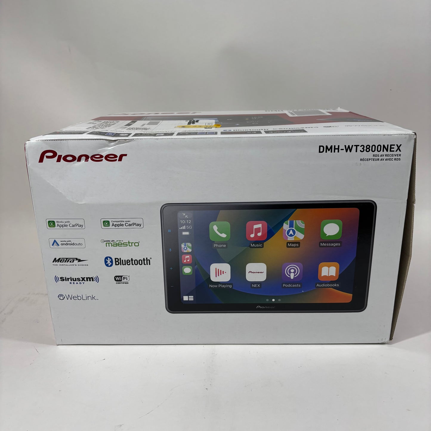 New Pioneer DMH-WT3800NEX Touchscreen Digital Media Receiver for Cars WT3800NEX