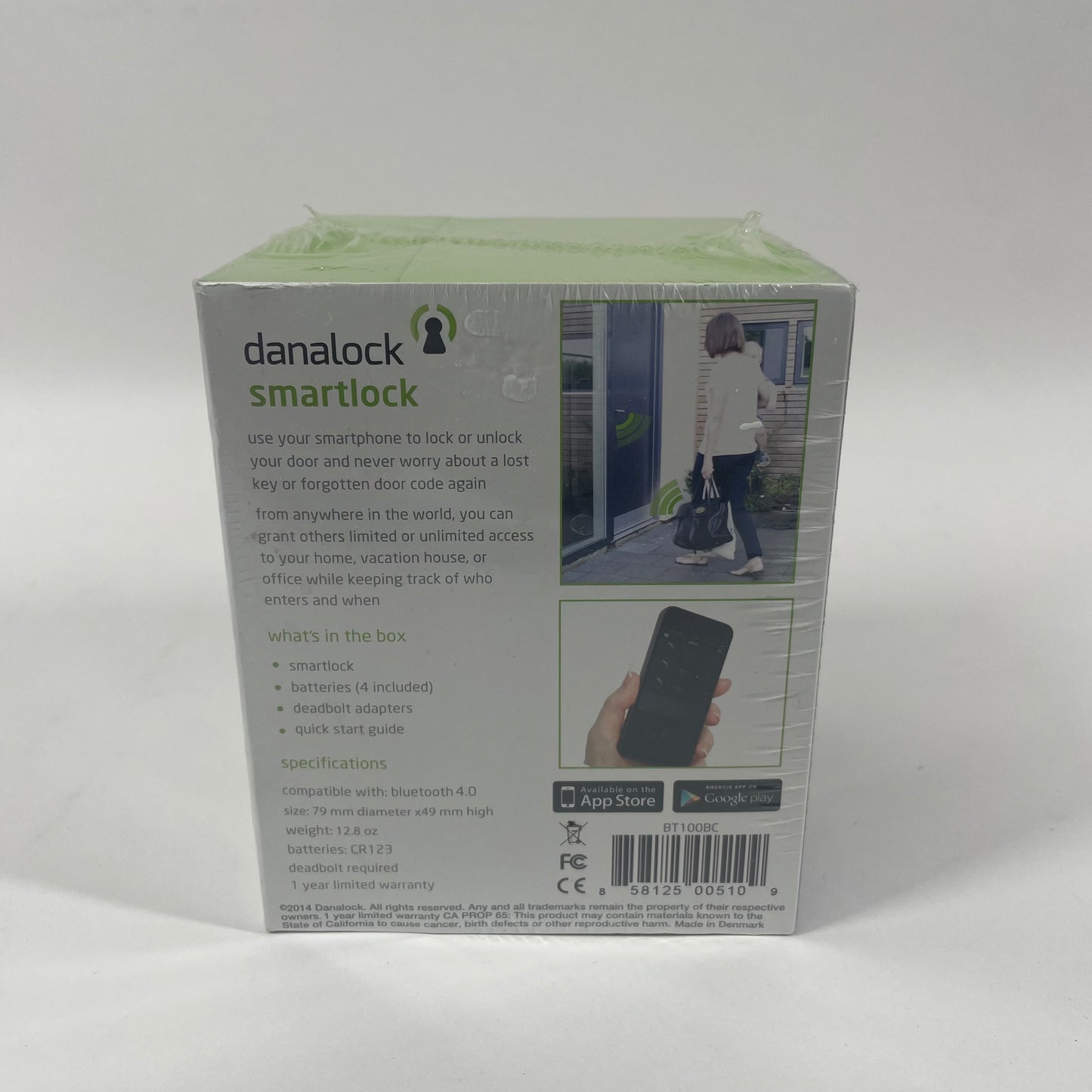 New Danalock Smartlock V3 Wireless, Motorized Retrofit Smart Lock  Black BT100BC
