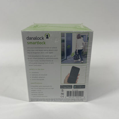 New Danalock Smartlock V3 Wireless, Motorized Retrofit Smart Lock  Black BT100BC