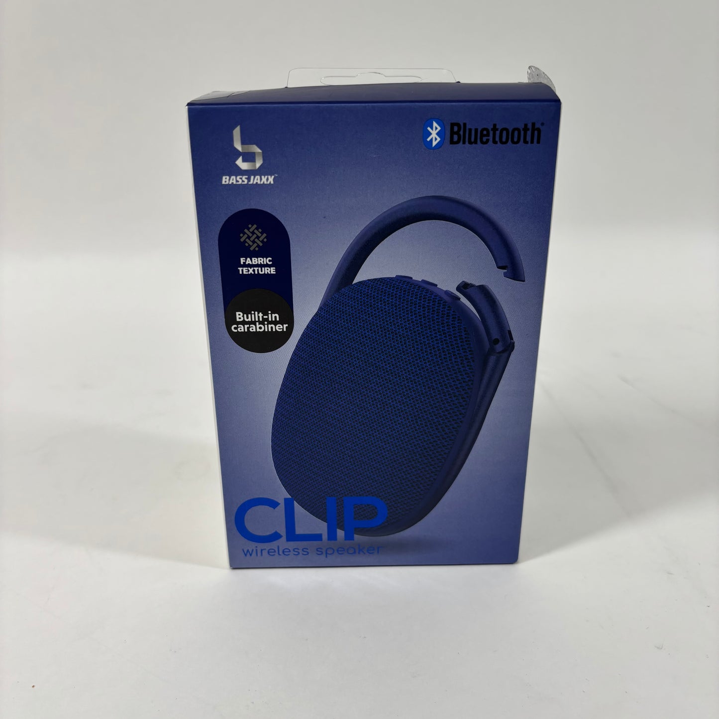 New Bass Jaxx Clip Bluetooth Speaker Blue SP-0261-BLUE