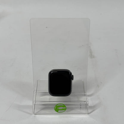 Apple Watch Series 7 41MM Graphite Stainless Steel Abyss Blue Sport Band