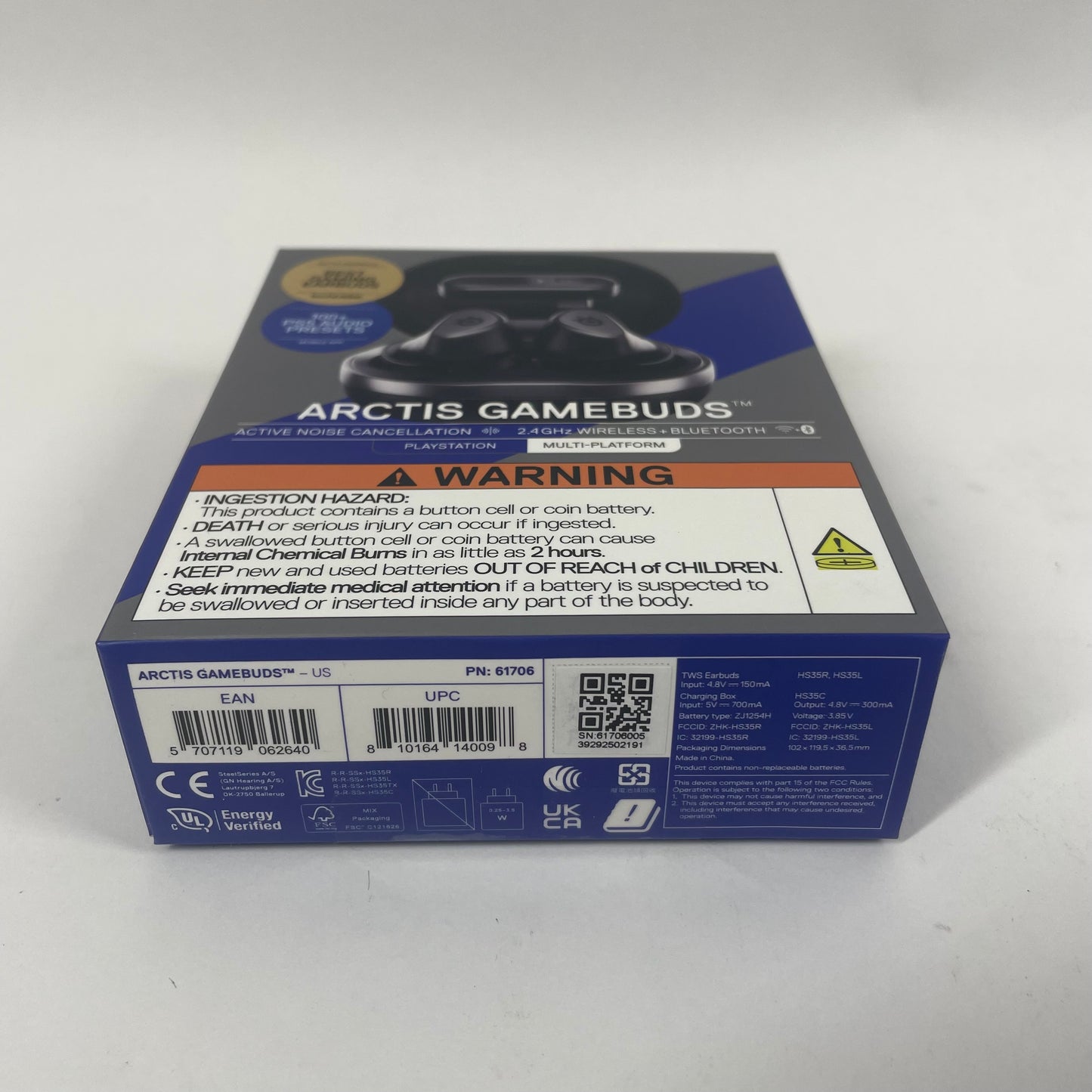 New Steelseries Arctis Gamebuds Active Noise Cancellation Gamebuds Black 61706