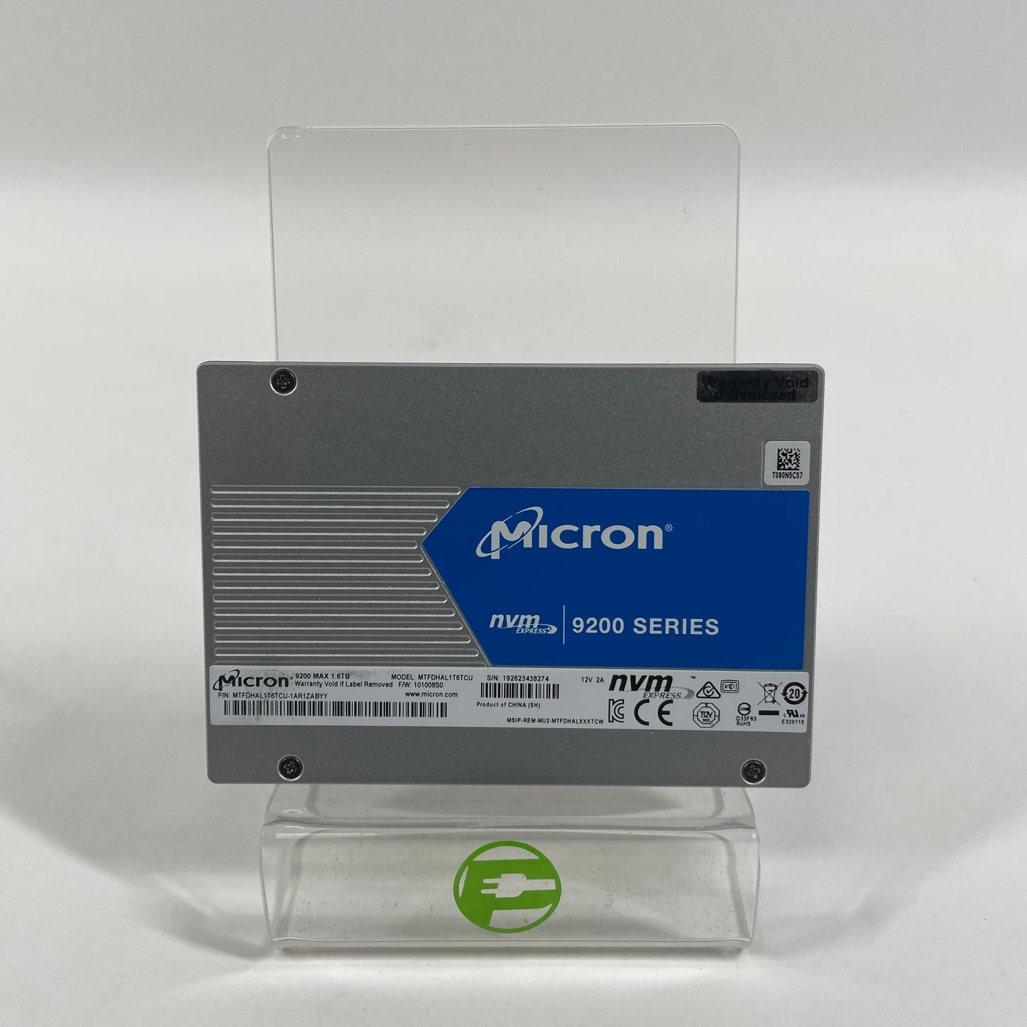 Micron 2.5" 9200 max 1.6TB M.2 NVMe Gen 3.0 x 4 SSD MTFDHAL1T6TCU