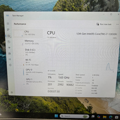 Gigabyte G6 KF RC56 16" i7-13620H 3.5GHz 32GB RAM 1TB SSD GeForce RTX 4060