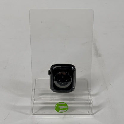 Apple Watch Series 7 41MM Graphite Stainless Steel Abyss Blue Sport Band