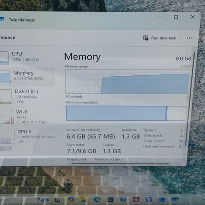 HP Envy x360 14-es0013dx 14" i5-1335U 1.3GHz 8GB RAM 512GB SSD