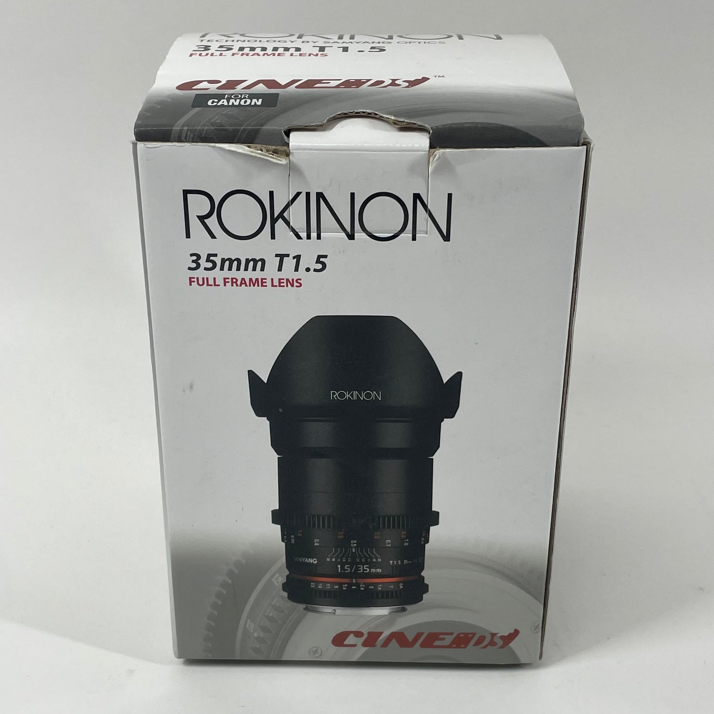 Rokinon 35mm T1.5 CINE DS AS IF UMC Full Frame Lens for Canon