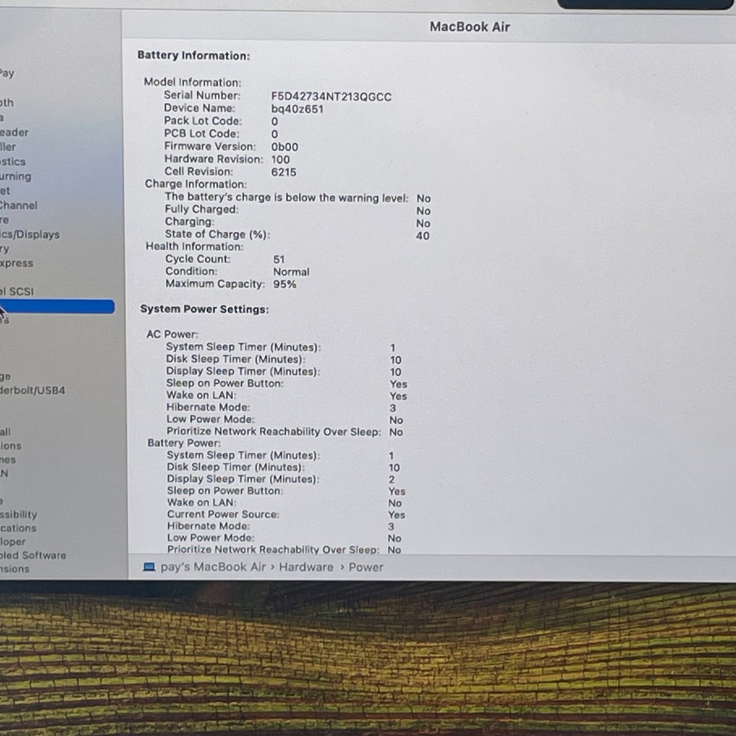 2022 Apple MacBook Air 13.6" M2 8C GPU 3.5GHz 16GB RAM 256GB SSD MC7X4LL/A