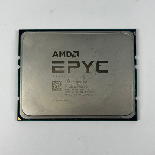 AMD EPYC 7313P 3.70GHz 16 Core 100-000000339 32 Thread SP3