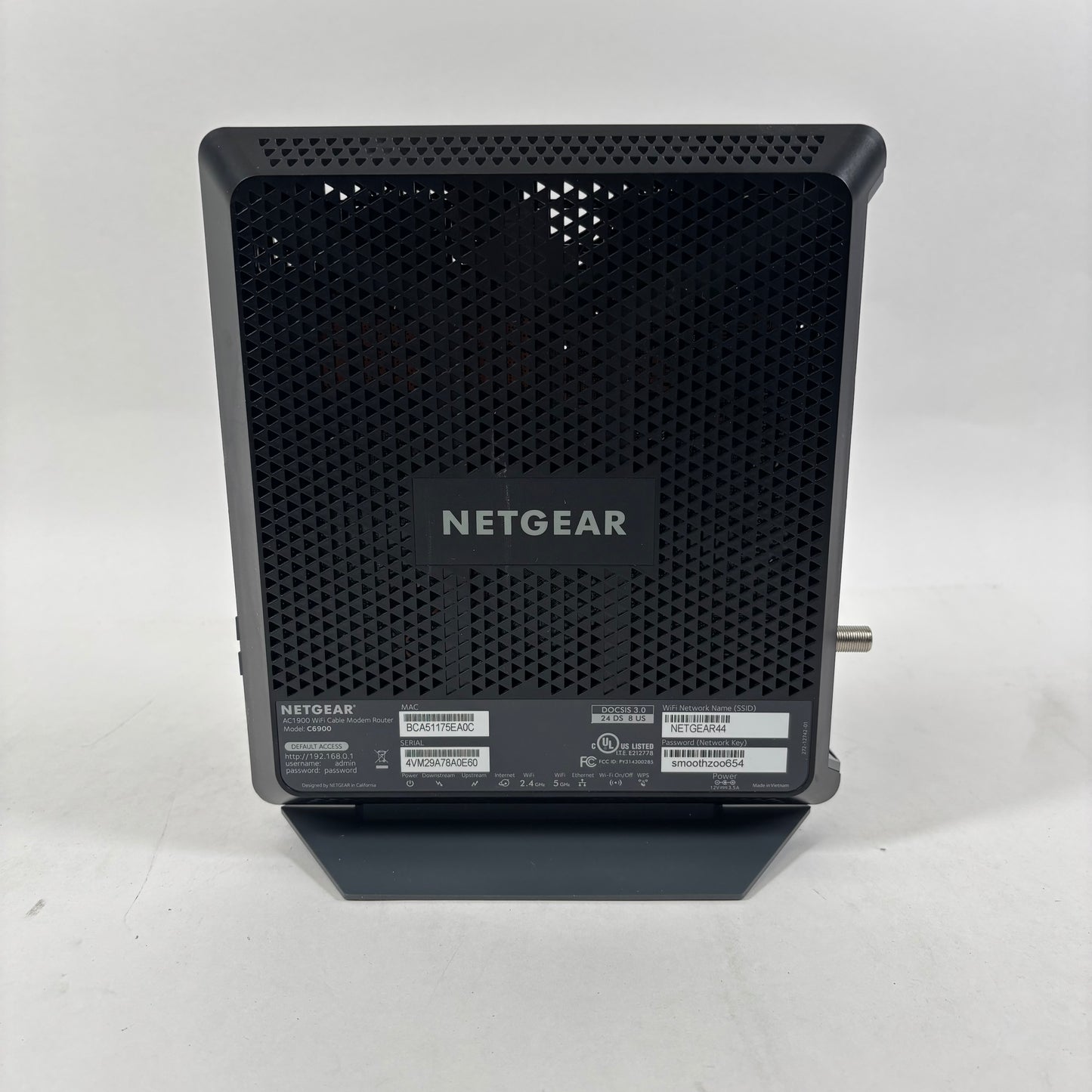 NETGEAR Nighthawk AC1900 Dual Band WiFi 5 C6900-100NAS Dual-Band Wireless AP