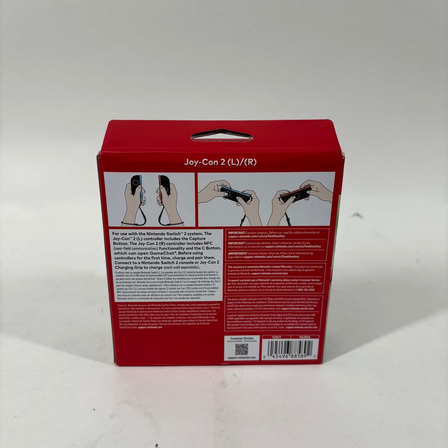 New Nintendo Switch 2 Joycons Wireless Motion Controllers 123677