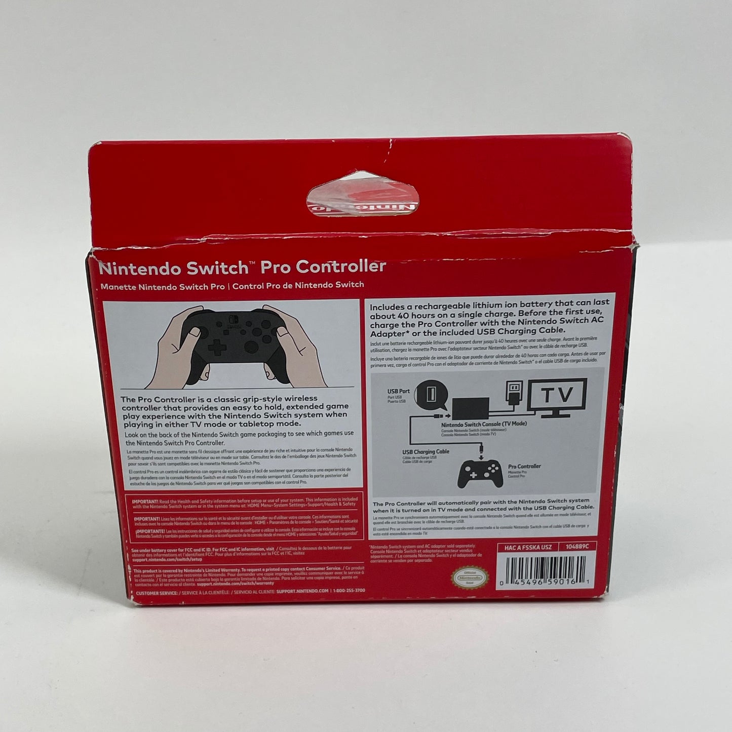 Nintendo Switch Pro Controller HAC-013 Black