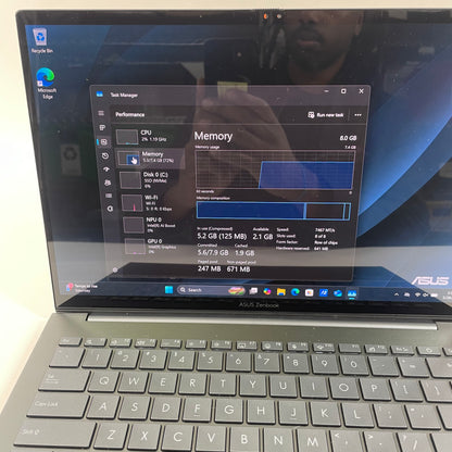 Asus Zenbook 14 Q415M 14" Core Ultra 5 125H 1.2GHz 8GB RAM 512GB SSD