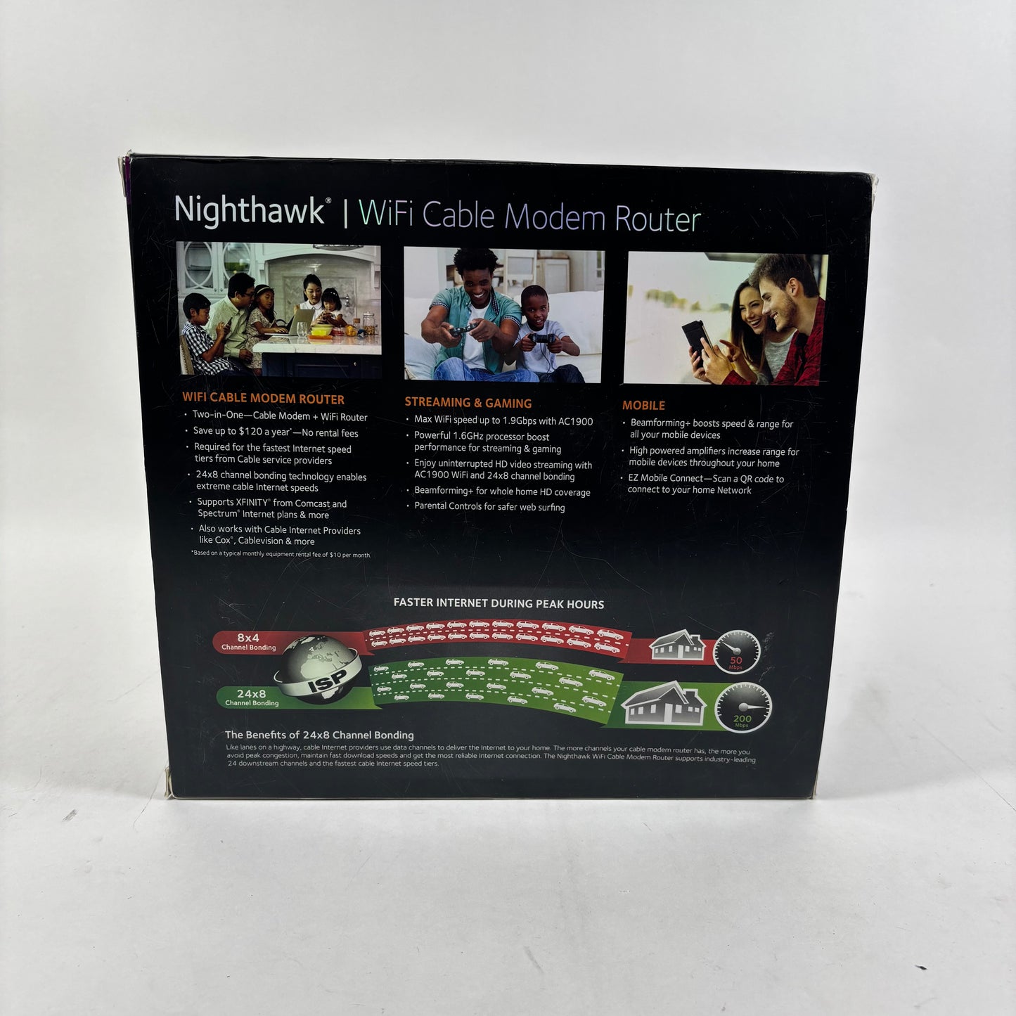 NETGEAR Nighthawk AC1900 Dual Band WiFi 5 C6900-100NAS Dual-Band Wireless AP