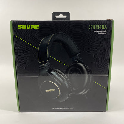 Shure SRH840A Professional Monitoring Headphones Black  SRH840A