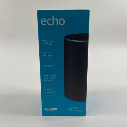New Amazon Echo 2nd Gen Cylindrical, Smart Speaker Charcoal B06XCM9LJ4