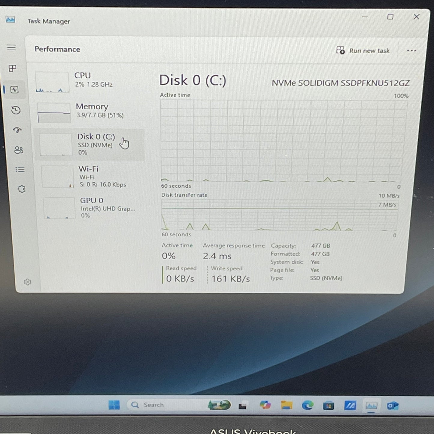 Asus Vivobook 17 X1704Z 17.3" i3-1215U 1.2GHz 8GB RAM 512GB SSD