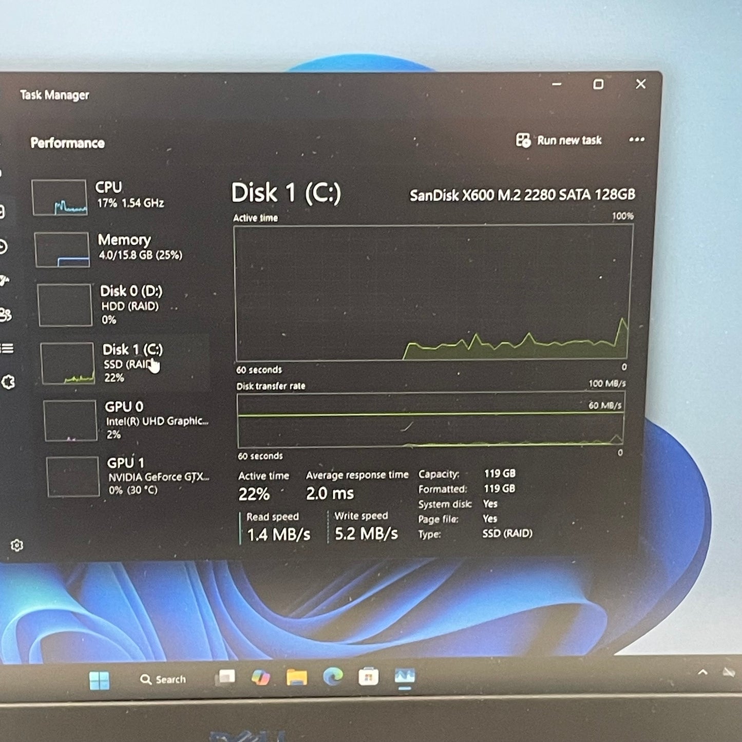 Dell G7 7588 15.6" i7-8750H 2.2GHz 16GB RAM  GeForce GTX 1060 Max-Q