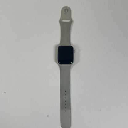 Apple Watch Series 8 45MM Starlight Aluminum Starlight Sport Band MNVQ3LL/A