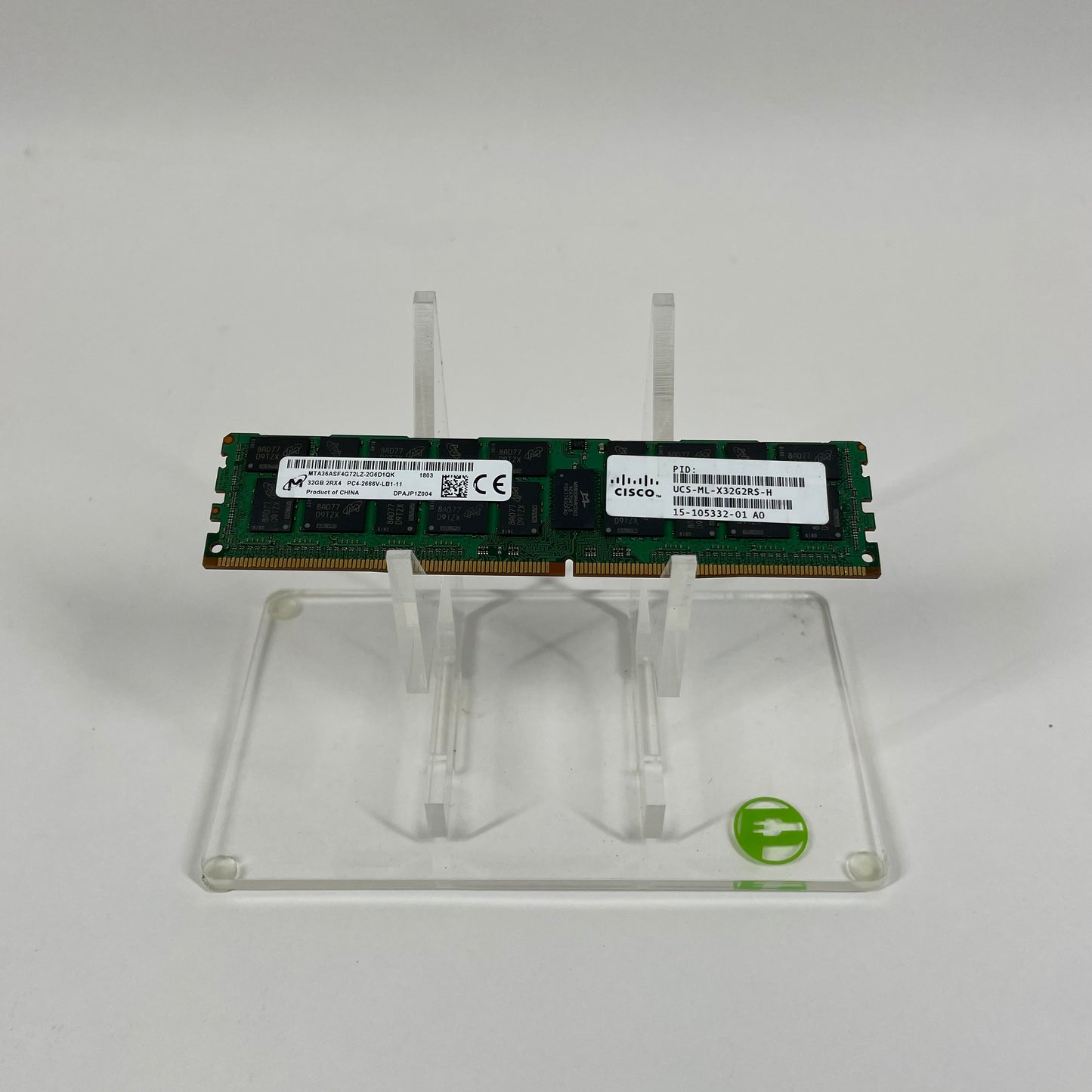 Micron 2Rx4 PC4-2666v 32GB (1x32GB) RAM DDR4 2666MHz MTA36ASF4G72LZ-2G6D1QK
