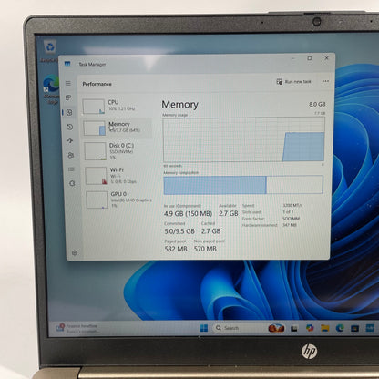 HP Laptop C68GJUA#ABA 15.6" i3-N305 1.8GHz 8GB RAM 256GB SSD
