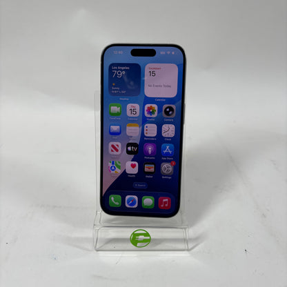 Factory Unlocked Apple iPhone 15 Pro 128GB White Titanium MTQN3LL/A