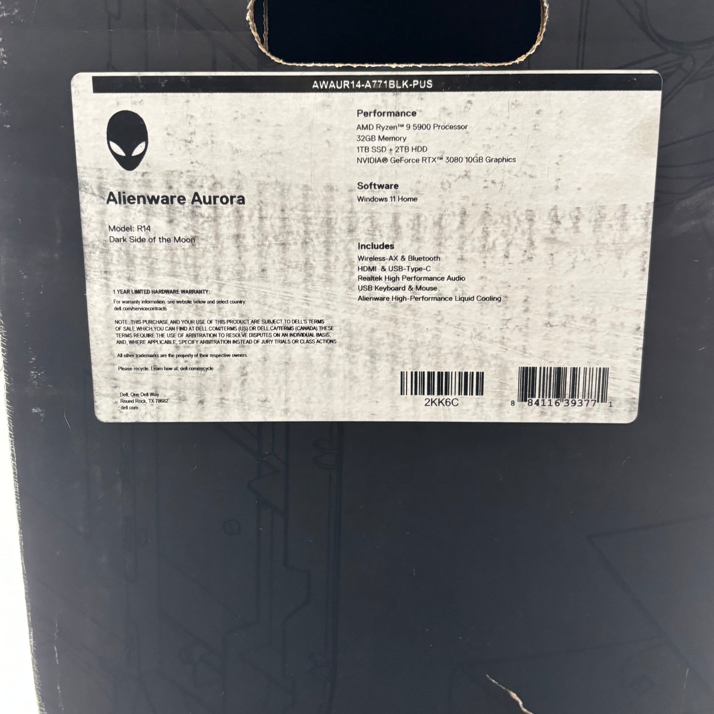 Alienware Aurora R13 i7-12700F 16GB RAM 512GB SSD 1TB HDD GeForce RTX 3070