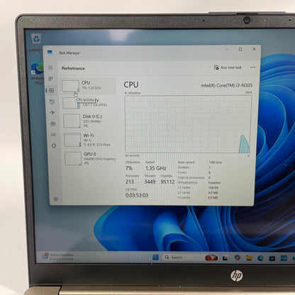 HP Laptop C68GJUA#ABA 15.6" i3-N305 1.8GHz 8GB RAM 256GB SSD