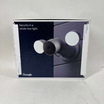 New Google Nest Cam with Floodlight Smart Outdoor Security Camera GA02411-US