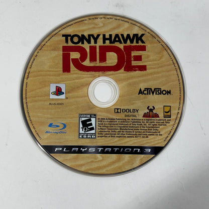 Tony Hawk Ride [Bundle] (Sony PlayStation 3 PS3, 2009) With Board and Dongle