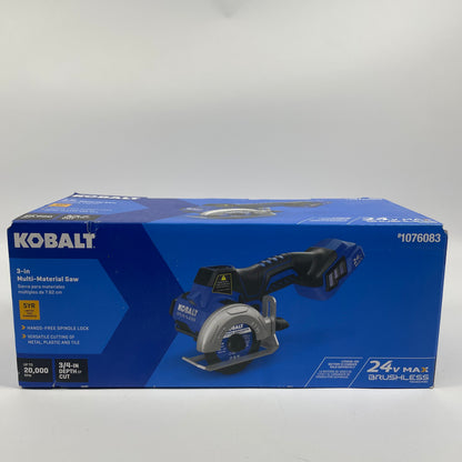 New Kobalt KMC 224B-03 24v MAX Brushless, Cordless 3-in Multi-Material Cutter