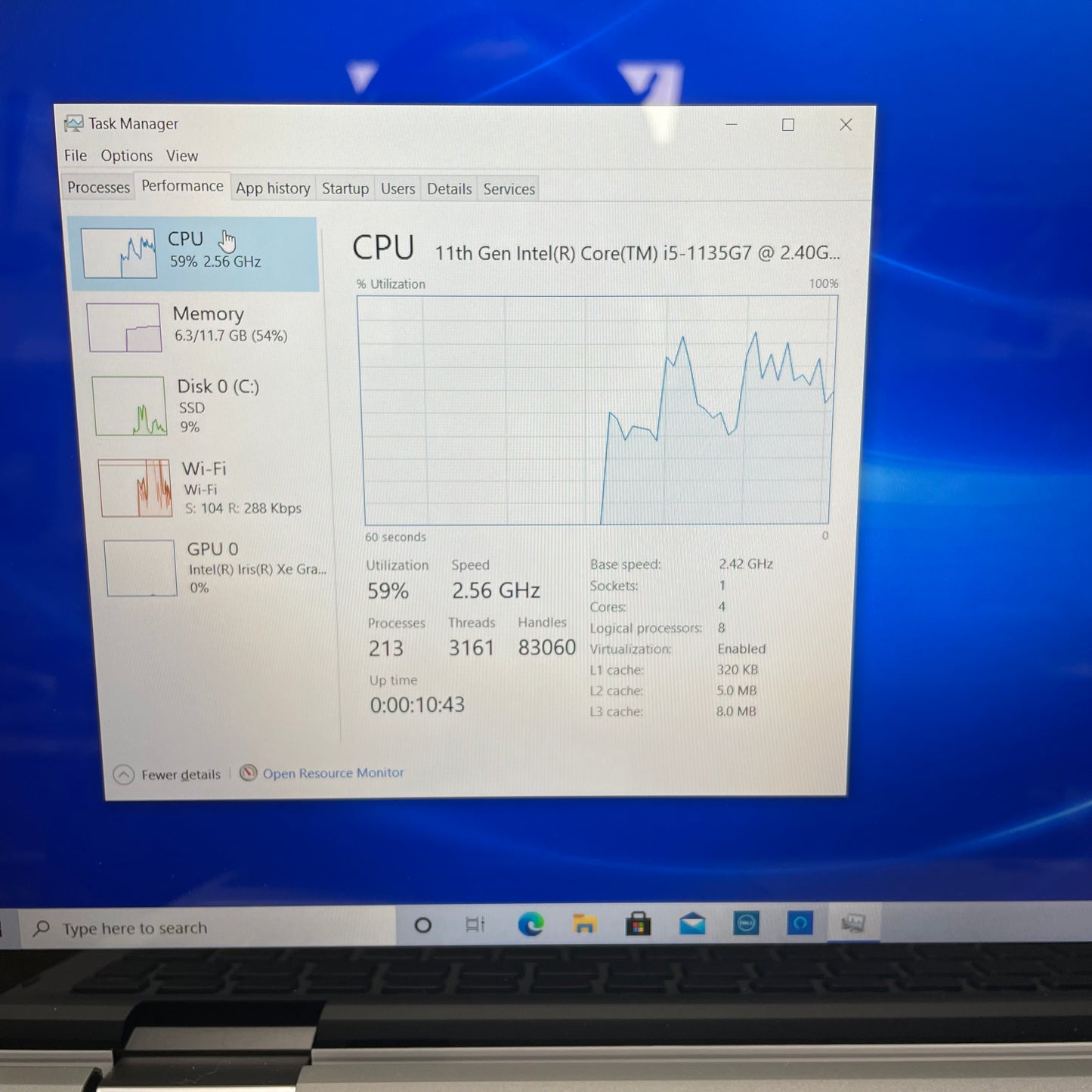 Dell Inspiron 7506 2-IN-1 15.6"  i5-7300HQ 2.4GHz 16GB RAM 256GB SSD
