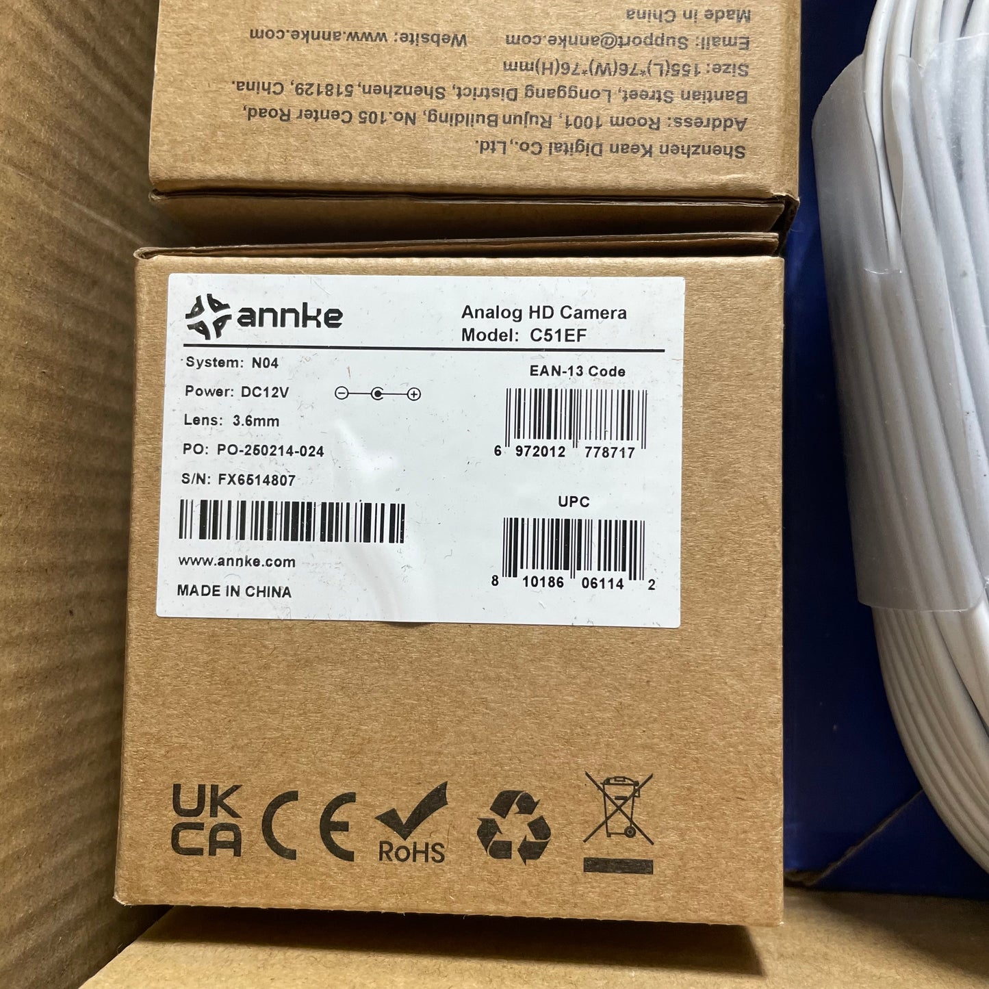 New Annke 3K Lite Wired 8-Channel CCTV Security Cam. System AU-DW81KT0-OP-C58EP