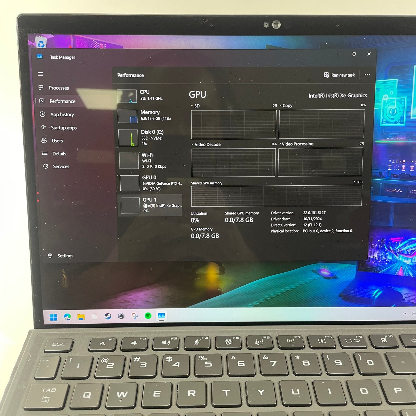 Asus ROG Flow Z13 GZ301VV 13.4" i9-13900H 16GB RAM 1TB SSD GeForce RTX 4060