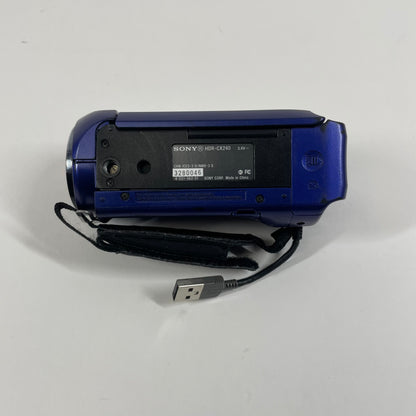 Broken Sony HDR-CX240 9.2MP  Full HD Camcorder Bottom Front Split