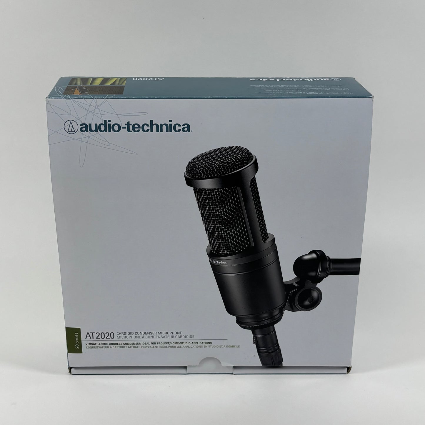 Audio-Technica AT2020 20Hz - 20kHz Cardioid Condenser Microphone P48